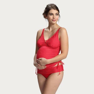 Petit Amour ZwangerschapsTankini Ava Rood, Kleding | Dames, Verzenden, Nieuw