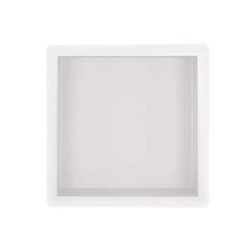 Wiesbaden Demis Inbouwnis - 30x30x7cm - Mat Wit, Ophalen of Verzenden, Nieuw, Rvs