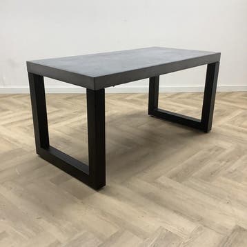 kantinetafel / werktafel (bxd) 150x75 cm,  beton-look -, Ophalen of Verzenden, Gebruikt, Bureau