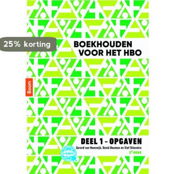 Boekhouden voor het hbo deel 1. Opgavenboek 9789024424818, Verzenden, Zo goed als nieuw, Gerard van Heeswijk