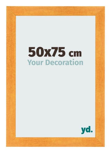 Fotolijst 50x75 cm - Oranje - MDF - Pisa, Verzenden, Nieuw