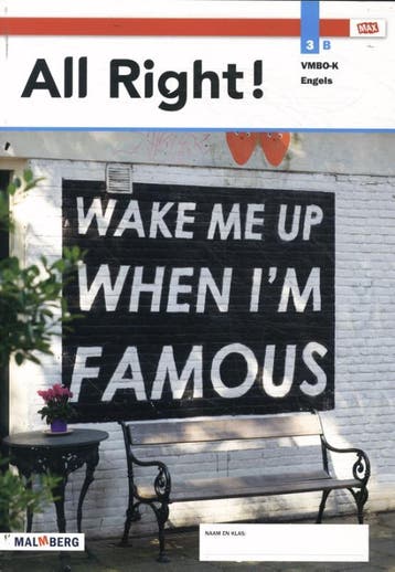 All Right 3B vmbo k 9789402066173, Boeken, Zo goed als nieuw