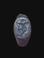 Oud-Romeins Rare Bronze Eros Seal Ring