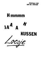 Mmmm jaaah kussen 9789027440433 Loesje, Boeken, Verzenden, Gelezen, Loesje