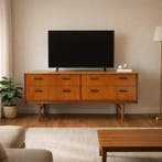 Tv-meubel | Vintage | Homeworthy | Teak |  4475, Ophalen of Verzenden, Zo goed als nieuw, Teakhout, Mid-Century