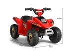 Coast - 6V Elektro Kinderquad - Vooruit/Achteruit - Rood 73, Verzenden, Nieuw