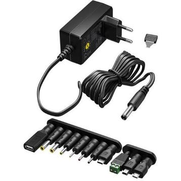 Universele adapter | Goobay | Max. 18W (1500 mA, 1.8 meter), Verzenden, Nieuw
