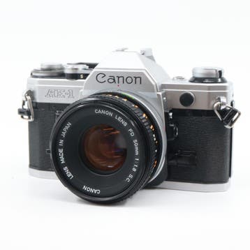 Canon AE-1  + FD 50mm f/1.8 S.C., Verzenden, Gebruikt, Canon