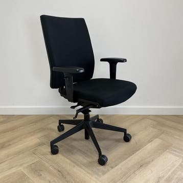 Viasit ergonomische bureaustoel ,  zwart - Gratis Bezorging, Gebruikt, Zwart, Ophalen of Verzenden, Bureaustoel