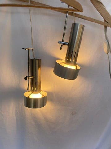 Wandlamp (2) - Aluminium, Chroom, Metaal