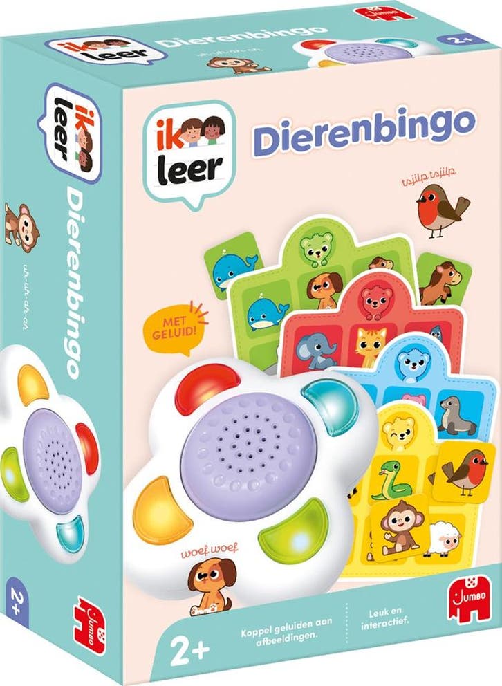 Ik Leer Dierenbingo | Jumbo - Educatieve spellen, Kinderen en Baby's, Speelgoed | Educatief en Creatief, Nieuw, Verzenden