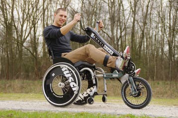 Aankoppelbare handbike - Fiets met armen en benen - WMO, Ophalen of Verzenden, Nieuw, BerkelBike