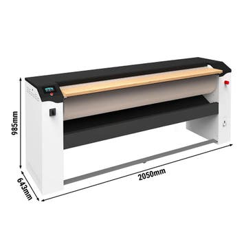 GGM Gastro | Rolmangel - 1500mm - 35kg/u | MEI1500 | MEI1500, Verzenden