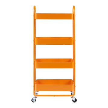 Keukentrolley Pyhäntä met 4 manden 103,5x46x35 cm oranje [en, Verzenden