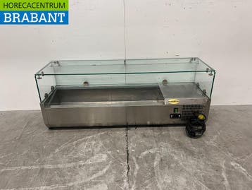 RVS Combisteel Saladiere 5 x 1/4 GN 120 cm 230V Horeca, Zakelijke goederen, Ophalen of Verzenden, Gebruikt