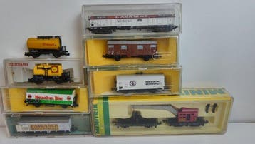Fleischmann, Minitrix N - 3590/8401/3224/3239/3223/2307c/ -, Nieuw