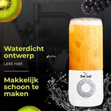 Blender To Go Swissl Draadloze Smoothie Maker - Draagbare, Ophalen of Verzenden, Zo goed als nieuw