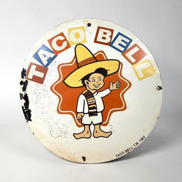 Taco Bell - Emaille plaat - Emaille