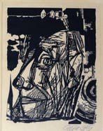 Hans Orlowski (1894–1967) - Männerkopf II, drzeworyt za, Antiek en Kunst