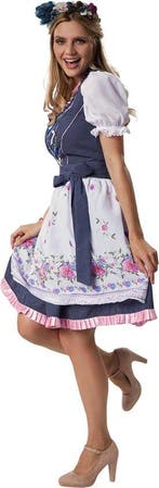 2dekans | Dressforfun Mini-dirndl Garching model 1 - XL -, Ophalen of Verzenden, Zo goed als nieuw