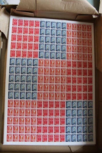 50 jaar Europa ** 2006 - Grote vellen van Suriname Michel €, Gestempeld