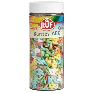 RUF Suikerdecoratie Letters 45g, Verzenden, Nieuw