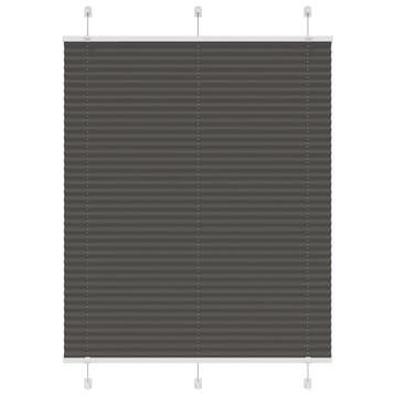 vidaXL Plissé rolgordijn 110x150cm stofbreedte 109,4cm, Verzenden, Nieuw, Zwart