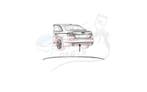 A4 Sierlijst onder achterbumper chroom (Audi, Bumpers), Auto-onderdelen, Nieuw, Achter, Bumper, Audi