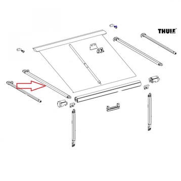 Thule Rafter Arm Assy LH 1200 3.00/3.25, Ophalen of Verzenden, Nieuw, Thule