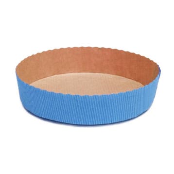 Bakvorm Karton Rond Ø15,5x3,5cm Blauw (per stuk), Hobby en Vrije tijd, Taarten en Cupcakes maken, Verzenden, Nieuw