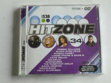 Hitzone 34 CD + DVD, Cd's en Dvd's, Cd's | Verzamelalbums, Ophalen of Verzenden, Zo goed als nieuw