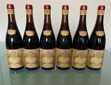 1974 x2, 1975 x2 & 1977 x2 Luigi Einaudi, Nebiolo - Piëmont, Nieuw