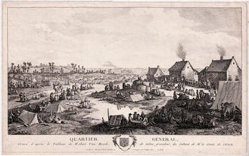 Robert Van Hoeck (1622-1668) - Head Quarter during the, Antiek en Kunst