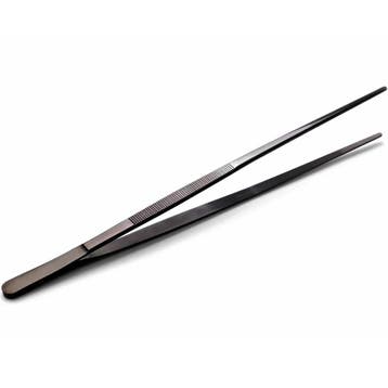 Pincet | RVS | Zwart | 300mm HENDI, Verzenden, Nieuw in verpakking