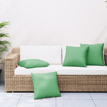 vidaXL Bankkussens 4 st 60x60 cm stof groen, Verzenden, Nieuw, Groen