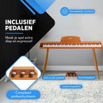 2dekans | Finesse Digitale Piano - 88 Gewogen Toetsen - met, Ophalen of Verzenden, Zo goed als nieuw
