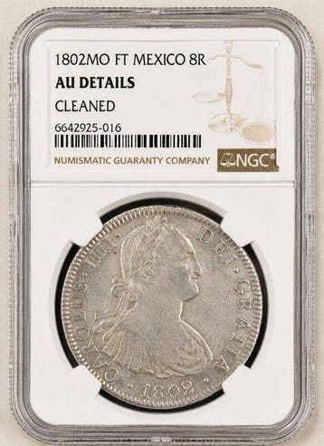 Spanje. Carlos IV. 8 Reales 1802 - México (NGC)