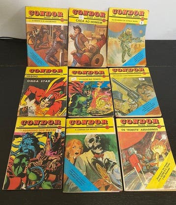 Condor - Portuguese edition - 9 Comic - 1970/1980, Boeken, Nieuw