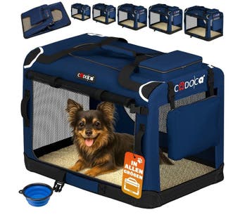 Transportbox Donker Marine Blauw S 50x34x36cm (Honden), Verzenden, Nieuw