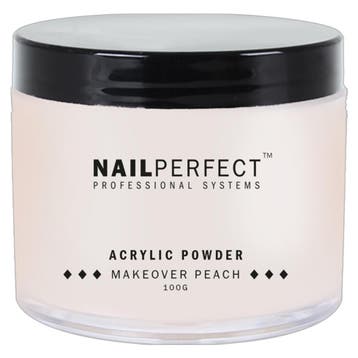 Nail Perfect  Makeover Acrylic Powder  Peach  100 gr, Verzenden, Nieuw