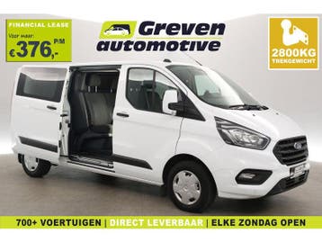 Ford Transit Custom 2.0 TDCI L2H1 | DC | 6 Zits | 2800kg, Wit, Nieuw, Ford, Handgeschakeld