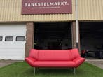 LEOLUX Tango bank relax design 3 zit bankstel rood leer, Design, Driepersoons, Rechte bank, Leer