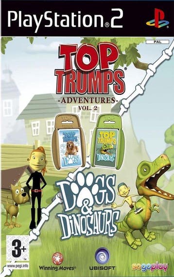 Playstation 2 Top Trumps: Dogs & Dinosaurs, Verzenden, Zo goed als nieuw