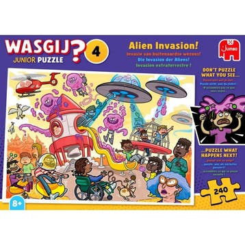 Wasgij Junior 4 Alien Invasion, Ophalen of Verzenden, Nieuw