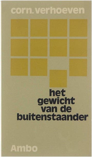 Gewicht van de buitenstaander 9789026301995, Verzenden, Gelezen, Cornelis Verhoeven