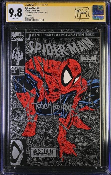 Spider-Man 1 - Spider-Man - 1 Signed comic, Graded comic,, Boeken, Strips | Comics