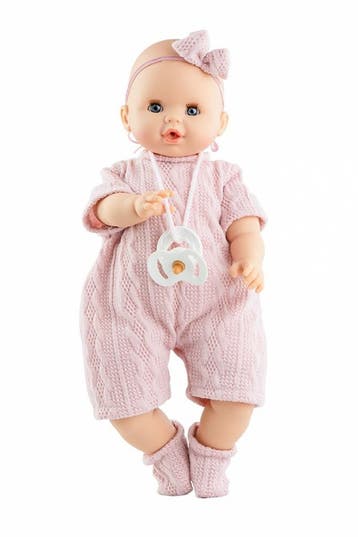 Pop Sonia (roze) zonder mech. (36cm) (Poppen 33- 36 cm), Ophalen of Verzenden, Nieuw