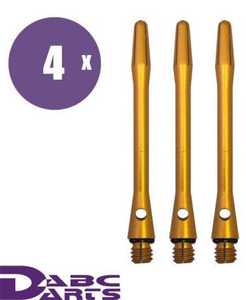 ABC Darts – Aluminium Geel – 3 sets (Dart Shafts), Ophalen of Verzenden, Nieuw, Shafts