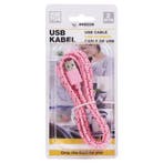 Benson Micro USB nylon oplaadkabel - 2 meter - extra stev..., Ophalen of Verzenden, Nieuw