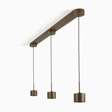 June 3-lichts Hanglamp Brons Binnenverlichting, Verzenden, Nieuw